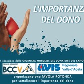 'L'importanza del dono del sangue'; sinergia tra Giovani Bccv e Avis VdA