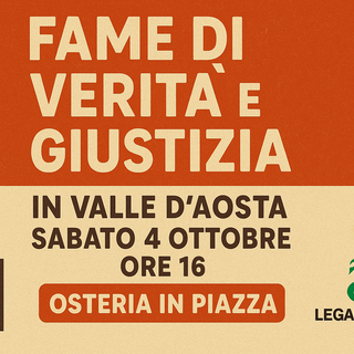 Ad Aosta 'Osteria in piazza' di Libera: menù indigesto di crimini e illegalità