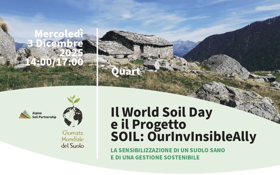Giornata Mondiale del Suolo, a Quart incontro per valorizzare risorsa essenziale
