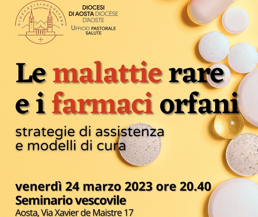 Malattie rare e farmaci orfani, evento informativo al Seminario di Aosta