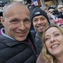 Walter Musso (primo da sn) insieme a Giorgia Meloni