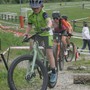 Martina Carrara in testa al gruppo (photo credit Federciclo)