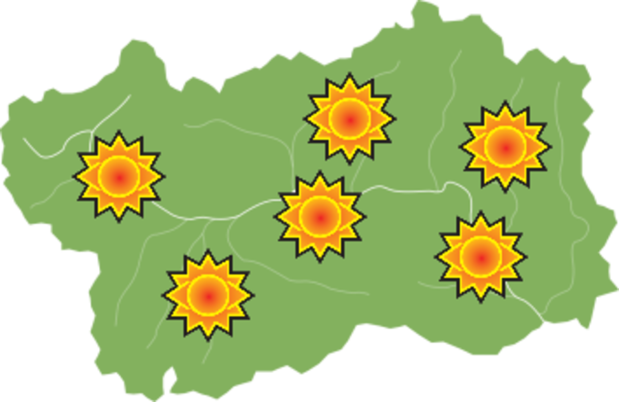 Clima africano in Valle: il picco di calore sabato e domenica aumenta l'umidità