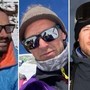 Da sn le vittime Elia Meta, Sandro Dublanc e Lorenzo Holzknecht Da sn le vittime Elia Meta, Sandro Dublanc e Lorenzo Holzknecht