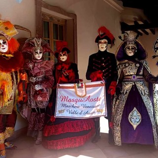 Il gruppo di MasquAoste in trasferta in terra sarda