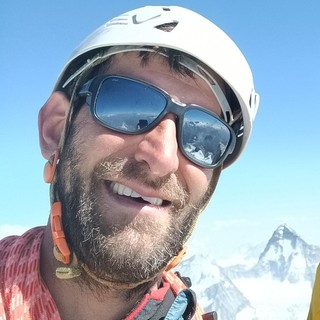 11 agosto ascensione al Weisshorn; una delle ultime fotografie di Davide Migliorino pubblicate sul suo profilo FB