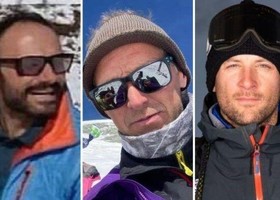 Da sn le vittime Elia Meta, Sandro Dublanc e Lorenzo Holzknecht Da sn le vittime Elia Meta, Sandro Dublanc e Lorenzo Holzknecht