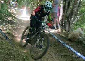 Camilla Martinet in gara a Loudenvieille