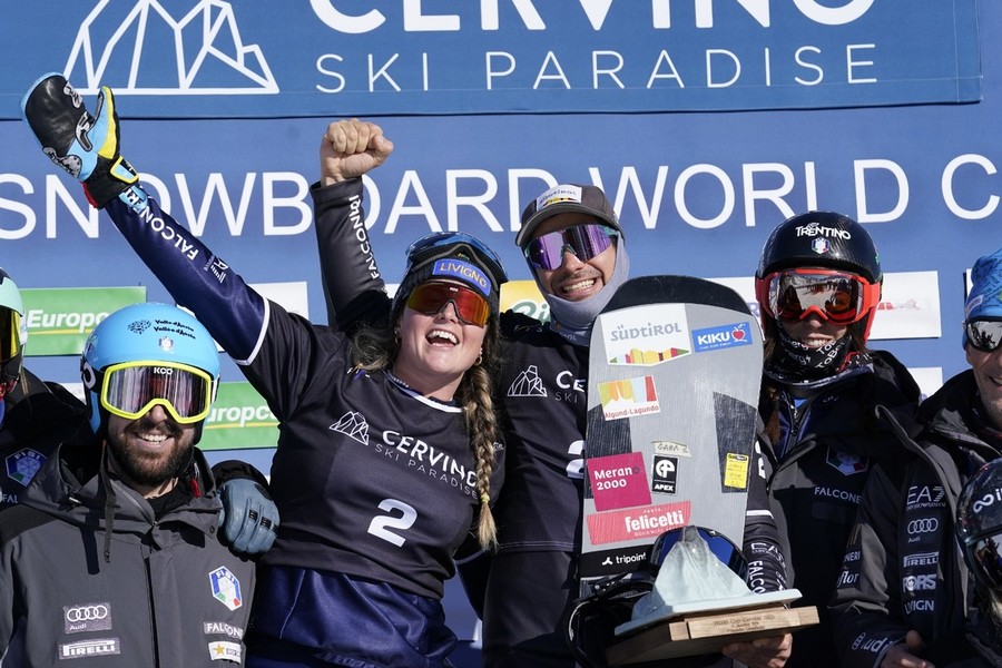 Snowboard cross: CdM, gradino più alto di tutti per Michela Moioli