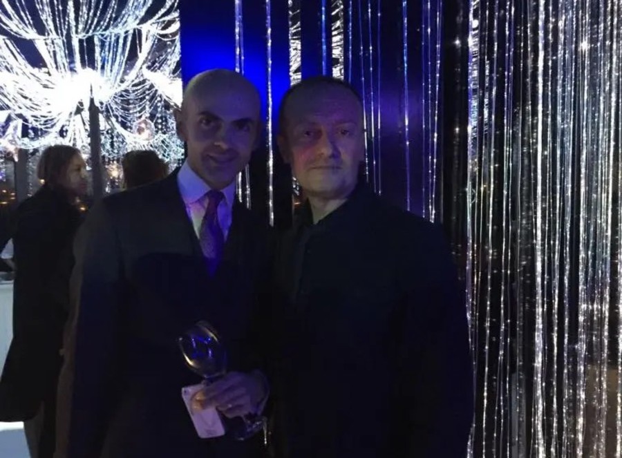 Alex Virgili (a dx) insieme al noto conduttore televisivo e wedding planner Enzo Miccio Alex Virgili (a dx) insieme al noto conduttore televisivo e wedding planner Enzo Miccio