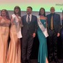 Da sn Mirella Rocca, Rebecca Avattaneo Miss Givova, Cristiano Sblendorio, Beatrice Boaglio Miss Mont Blanc 2025, Severino Dellea, Barbara Castellani