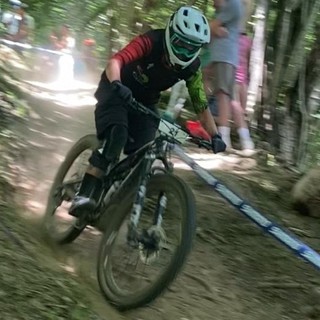 Camilla Martinet in gara a Loudenvieille