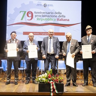 Consegnate dal Presidente Testolin cinque onorificenze dell’Ordine al Merito della Repubblica