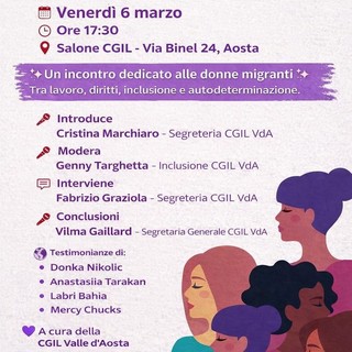 Verso l’8 Marzo, una serata dedicata a 'Storie di Donne e Immigrazione'