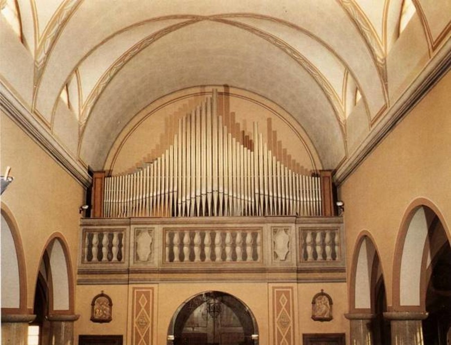 L'organo della chiesa parrocchiale di Cervinia