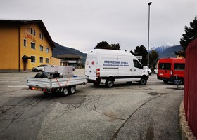 Sabato esercitazione della Colonna Mobile di Protezione civile sulla statale 26