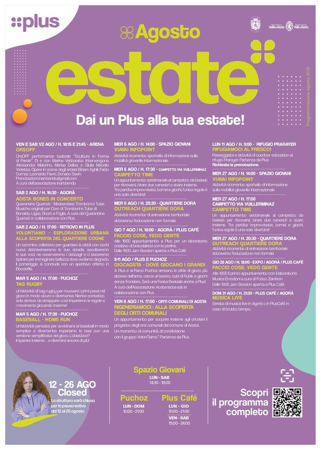 Aosta, Plus fa il pieno d’estate: è già sold out la Cena della Città