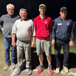 Da sn Fabrizio Requedaz, Pietro Meynet, Thomas Marchesi e Bruno Vaser