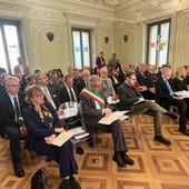 Autorità civili e militari alla cerimonia d'inaugurazione dell'Anno Giudiziario della Corte dei conti ad Aosta