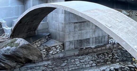 Strada per Cogne; smontaggio del ponte Bailey, modifiche alla viabilità fino a metà maggio