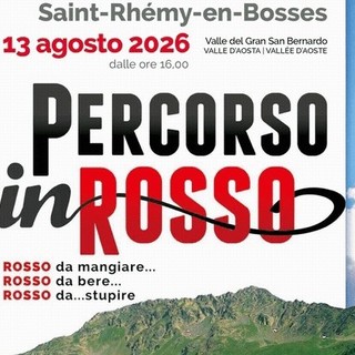 A St-Rhémy-en-Bosses torna 'Percorso in Rosso', viaggio tra sapori, musica e tradizione