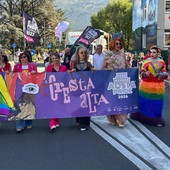 Aosta Pride, circa mille persone alla partenza del corteo 'A cresta alta' Aosta Pride, circa mille persone alla partenza del corteo 'A cresta alta'
