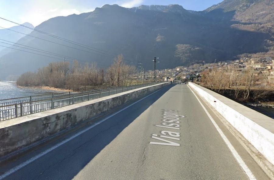 Chiusura temporanea del ponte Dora Baltea tra Verrès e Issogne