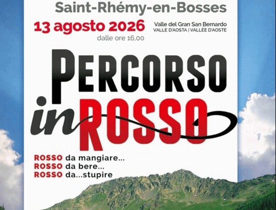 A St-Rhémy-en-Bosses torna 'Percorso in Rosso', viaggio tra sapori, musica e tradizione A St-Rhémy-en-Bosses torna 'Percorso in Rosso', viaggio tra sapori, musica e tradizione