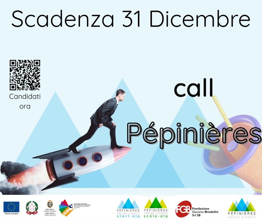 Pépinières, ultimo mese per candidarsi: la call chiude il 31 dicembre