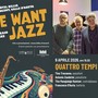 We Want Jazz 2026, terzo appuntamento al G.H. Billia con 'Quattro Tempi'