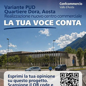 Aosta, sul quartiere Dora Confcommercio VdA chiama i cittadini; questionario sul progetto del nuovo supermercato Aosta, sul quartiere Dora Confcommercio VdA chiama i cittadini; questionario sul progetto del nuovo supermercato