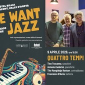 We Want Jazz 2026, terzo appuntamento al G.H. Billia con 'Quattro Tempi'