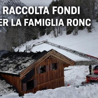 Incendio casa a St-Rhémy-en-Bosses; raccolta fondi per la famiglia Ronc