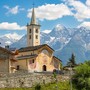 La chiesa parrocchiale di Roisan