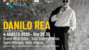 Danilo Rea rende omaggio a Gino Paoli, concerto gratuito al Grand Hôtel Billia di St-Vincent Danilo Rea rende omaggio a Gino Paoli, concerto gratuito al Grand Hôtel Billia di St-Vincent