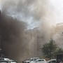 Aosta; incendio in un garage, il fumo paralizza la circolazione Aosta; incendio in un garage, il fumo paralizza la circolazione