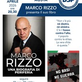 Marco Rizzo ad Aosta per presentare 'Una biografia di periferia'