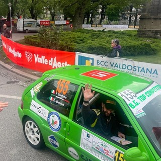 Il 45esimo Rally della Valle d'Aosta è partito da piazza Arco d'Augusto