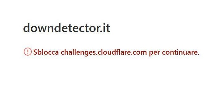 Cloudflare ko, tante piattaforme e siti internet bloccati per ore Cloudflare ko, tante piattaforme e siti internet bloccati per ore