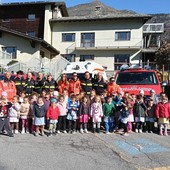 Quart, a lezione di sicurezza con i volontari di SEM e i Vigili del fuoco