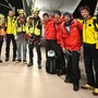 Le squadre di soccorso che hanno partecipato all'operazione di recupero