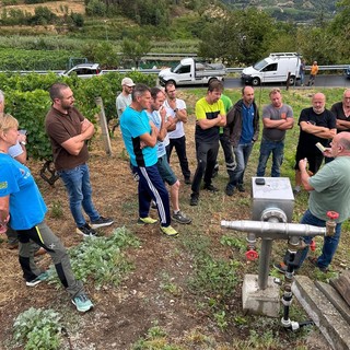 Irrigazione, Cmf valdostani in visita agli impianti hi-tech di Saint-Pierre