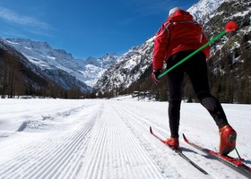 La pista di fondo a Cogne (foto LoveVdA9 La pista di fondo a Cogne (foto LoveVdA9