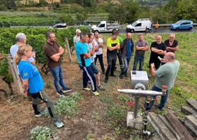 Irrigazione, Cmf valdostani in visita agli impianti hi-tech di Saint-Pierre