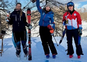 Sci alpino; Parini, Carrozza e Grivel sul podio Aspiranti a Champorcher Sci alpino; Parini, Carrozza e Grivel sul podio Aspiranti a Champorcher