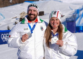 Michela Moioli e Lorenzo Sommariva (photo credit Coni)