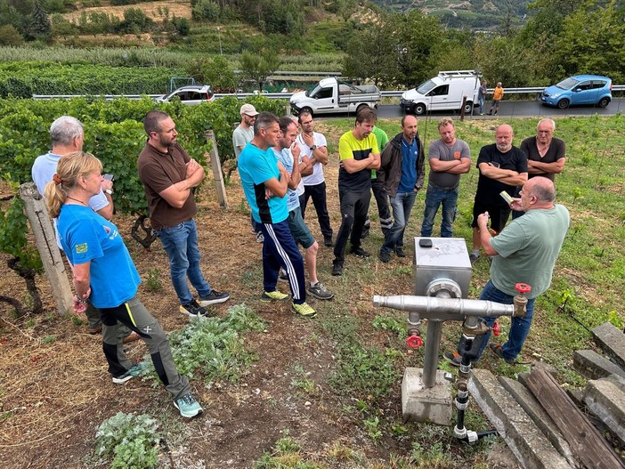 Irrigazione, Cmf valdostani in visita agli impianti hi-tech di Saint-Pierre Irrigazione, Cmf valdostani in visita agli impianti hi-tech di Saint-Pierre