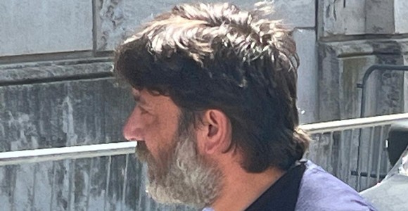 Vincenzo Santone nel maggio 2025 dopo l'arresto a St-Vincent