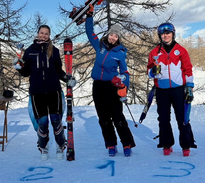 Sci alpino; Parini, Carrozza e Grivel sul podio Aspiranti a Champorcher