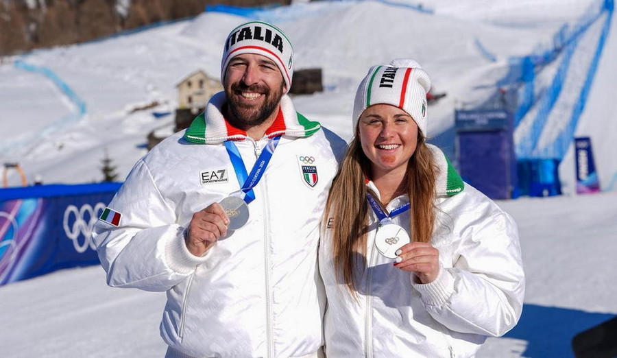 Michela Moioli e Lorenzo Sommariva (photo credit Coni)